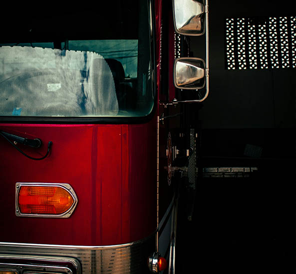 Fire truck bus in the Music City